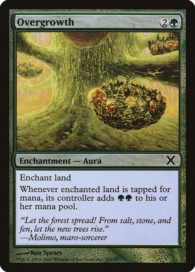 Overgrowth (Premium Foil) [Tenth Edition]-1