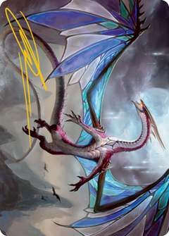 Moonveil Regent Art Card (Gold-Stamped Signature) [Innistrad: Midnight Hunt Art Series]-1