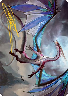 Moonveil Regent Art Card (Gold-Stamped Signature) [Innistrad: Midnight Hunt Art Series]-1