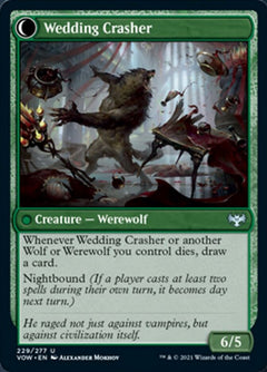 Wolfkin Outcast // Wedding Crasher [Innistrad: Crimson Vow]-2