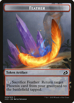 Feather Token [Ikoria: Lair of Behemoths Tokens]-1