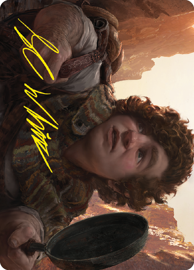 Sam, Loyal Attendant Art Card (Gold-Stamped Signature) [The Lord of the Rings: Tales of Middle-earth Art Series]-1