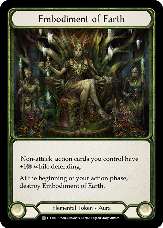 Embodiment of Earth // Embodiment of Lightning [ELE109] (Tales of Aria)  1st Edition Normal-1