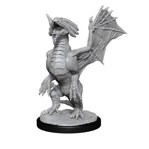 D&D Nolzurs Marvelous Unpainted Miniatures Bronze Dragon Wyrmling & Pile of Sea Found Treasure-1