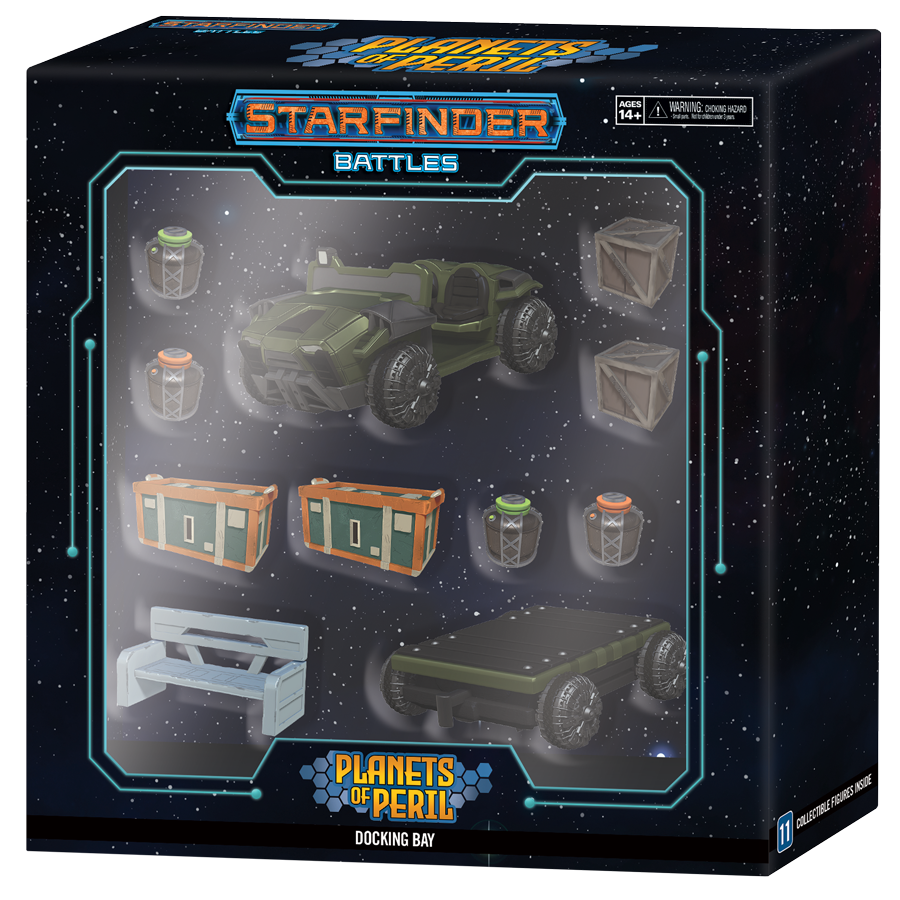 Starfinder Battles Planets of Peril Docking Bay Premium Set-1