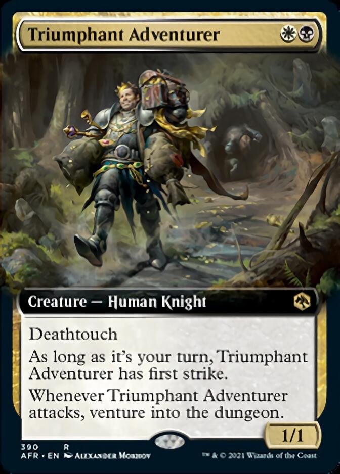 Triumphant Adventurer (Extended Art) [Dungeons & Dragons: Adventures in the Forgotten Realms]-1