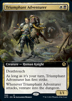 Triumphant Adventurer (Extended Art) [Dungeons & Dragons: Adventures in the Forgotten Realms]-1