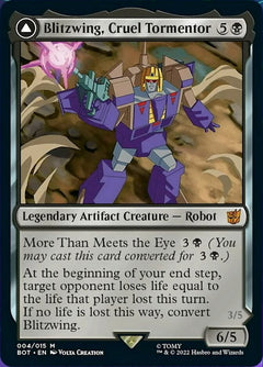 Blitzwing, Cruel Tormentor // Blitzwing, Adaptive Assailant [Transformers]-1