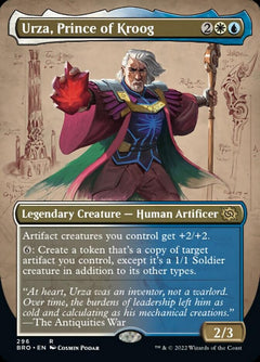 Urza, Prince of Kroog (Borderless Alternate Art) [The Brothers' War]-1