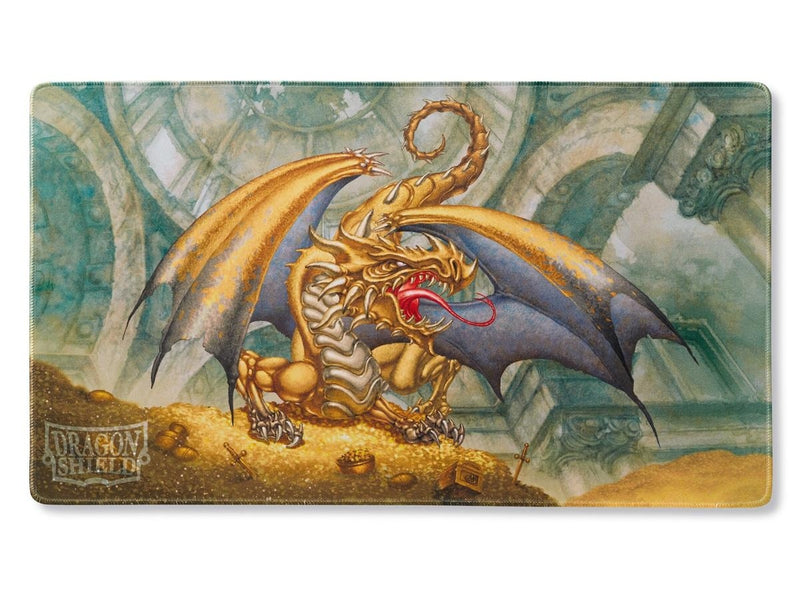 Play Mat - Dragon Shield - Case and Coin - Gold Gygex-1