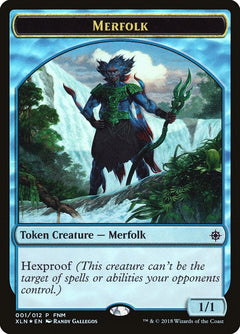 Merfolk // Treasure Double-Sided Token [Friday Night Magic 2018]-1