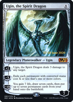 Ugin, the Spirit Dragon [Core Set 2021 Prerelease Promos]-1