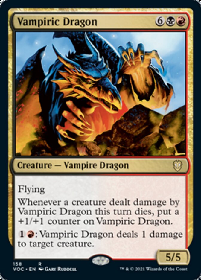 Vampiric Dragon [Innistrad: Crimson Vow Commander]-1