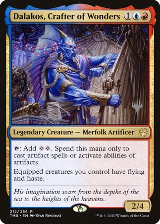 Dalakos, Crafter of Wonders [Theros Beyond Death Promos]-1