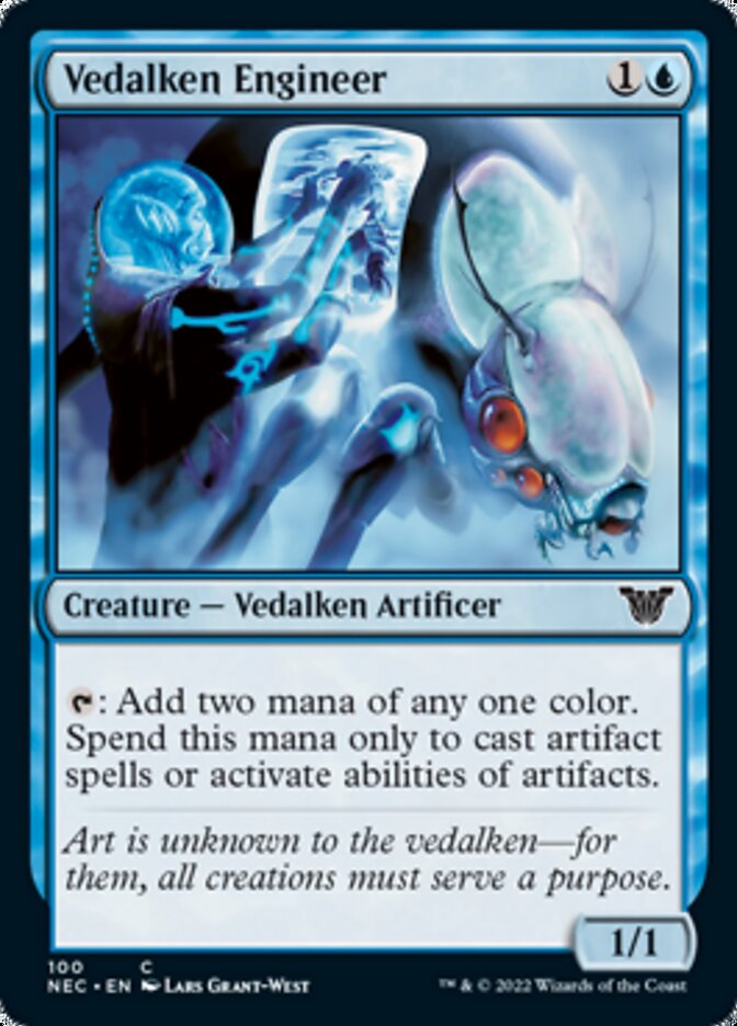 Vedalken Engineer [Kamigawa: Neon Dynasty Commander]-1