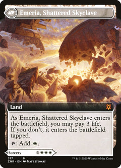 Emeria's Call // Emeria, Shattered Skyclave (Extended Art) [Zendikar Rising]-2