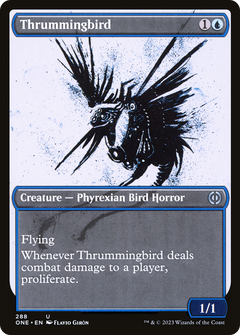 Thrummingbird (Showcase Ichor) [Phyrexia: All Will Be One]-1