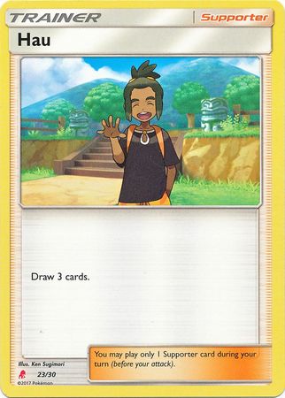 Hau (23/30) [Sun & Moon: Trainer Kit - Lycanroc]-1