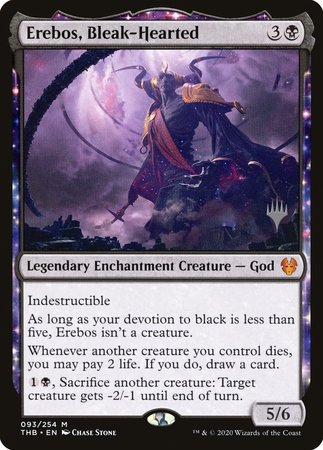 Erebos, Bleak-Hearted [Theros Beyond Death Promos]-1