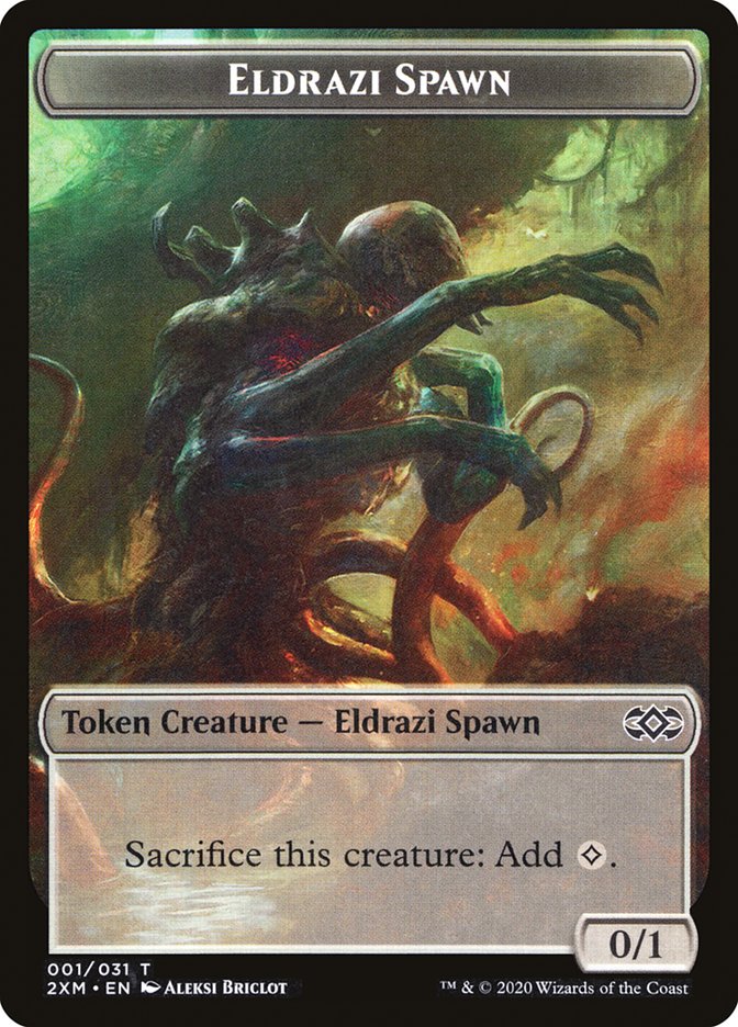 Eldrazi Spawn Token [Double Masters Tokens]-1