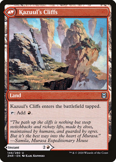 Kazuul's Fury // Kazuul's Cliffs [Zendikar Rising]-2