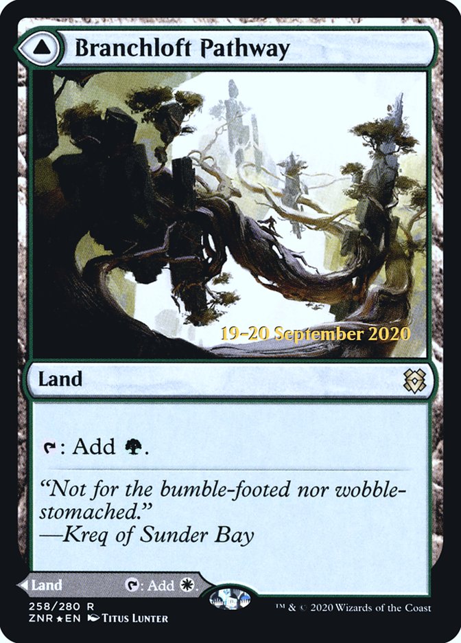 Branchloft Pathway // Boulderloft Pathway [Zendikar Rising Prerelease Promos]-1