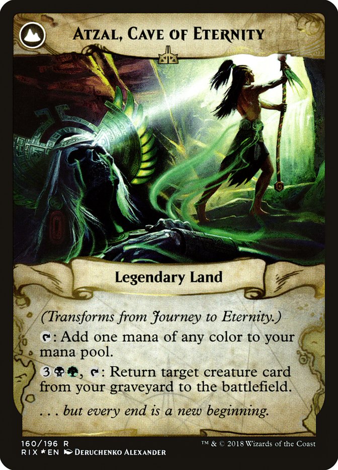 Journey to Eternity // Atzal, Cave of Eternity [Rivals of Ixalan Prerelease Promos]-2