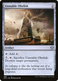 Unstable Obelisk [Starter Commander Decks]-1