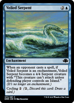 Veiled Serpent [Dominaria Remastered]-1