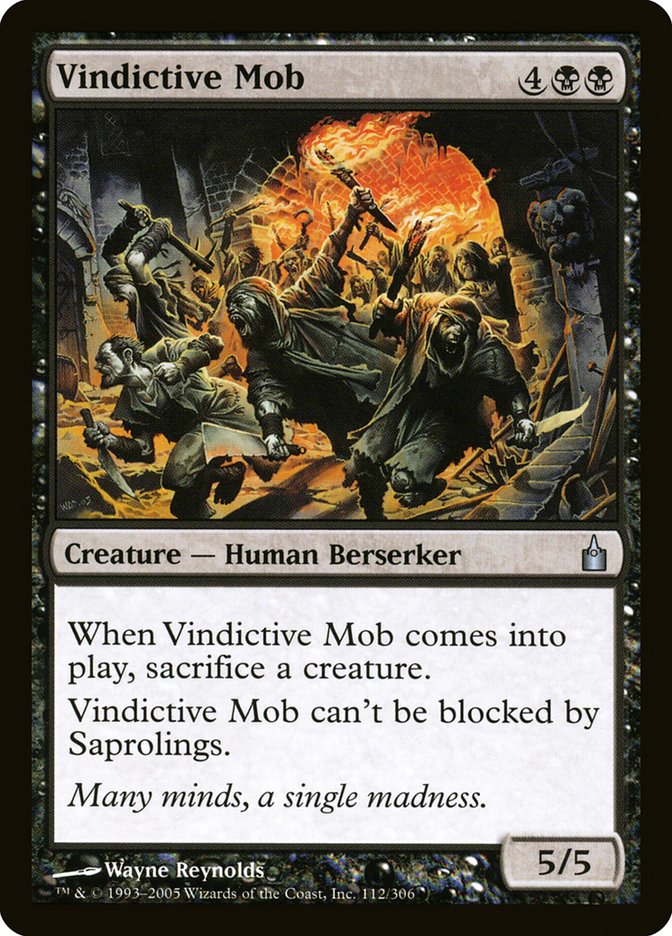Vindictive Mob [Ravnica: City of Guilds]-1
