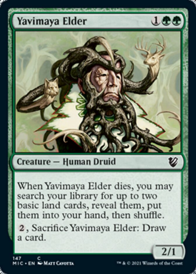 Yavimaya Elder [Innistrad: Midnight Hunt Commander]-1