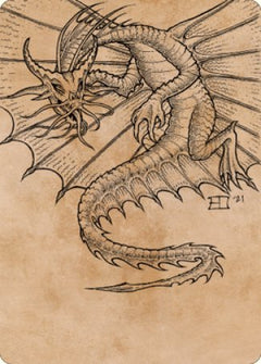 Ancient Gold Dragon Art Card (44) [Commander Legends: Battle for Baldur's Gate Art Series]-1