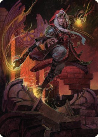 Jaya, Fiery Negotiator Art Card 2 [Dominaria United Art Series]-1