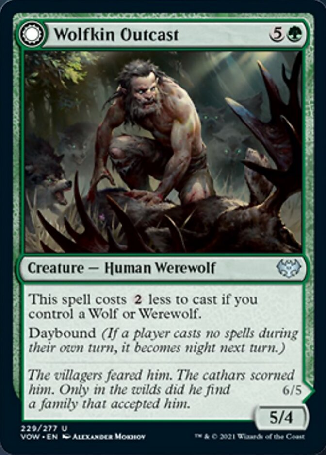 Wolfkin Outcast // Wedding Crasher [Innistrad: Crimson Vow]-1