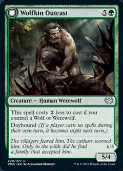 Wolfkin Outcast // Wedding Crasher [Innistrad: Crimson Vow]-1