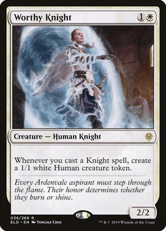 Worthy Knight [Throne of Eldraine]-1