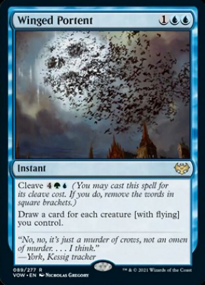 Winged Portent [Innistrad: Crimson Vow]-1