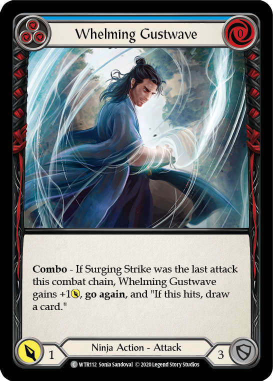 Whelming Gustwave (Blue) [U-WTR112] (Welcome to Rathe Unlimited)  Unlimited Rainbow Foil-1