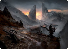Haunted Ridge Art Card [Innistrad: Midnight Hunt Art Series]-1