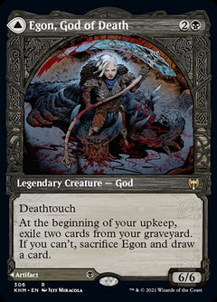 Egon, God of Death // Throne of Death (Showcase) [Kaldheim]-1