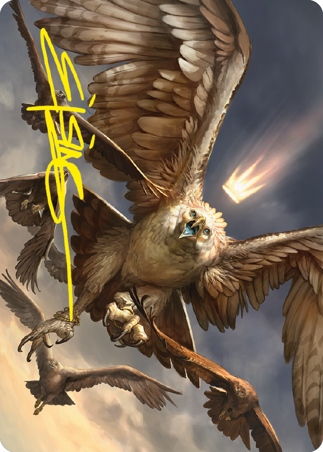 Gwaihir, Greatest of the Eagles Art Card (Gold-Stamped Signature) [The Lord of the Rings: Tales of Middle-earth Art Series]-1