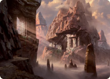 Mountain (277) Art Card [Dungeons & Dragons: Adventures in the Forgotten Realms Art Series]-1