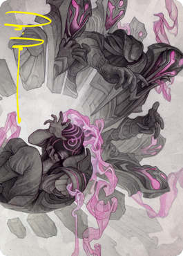Rise of Extus Art Card (Gold-Stamped Signature) [Strixhaven: School of Mages Art Series]-1