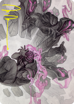 Rise of Extus Art Card (Gold-Stamped Signature) [Strixhaven: School of Mages Art Series]-1