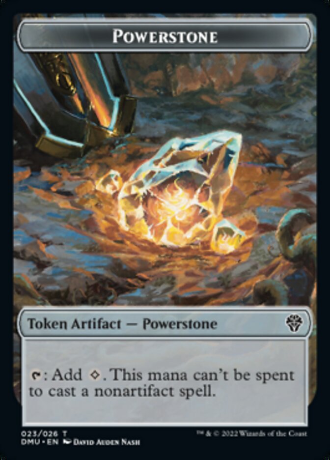 Soldier // Powerstone Double-Sided Token [Dominaria United Tokens]-2