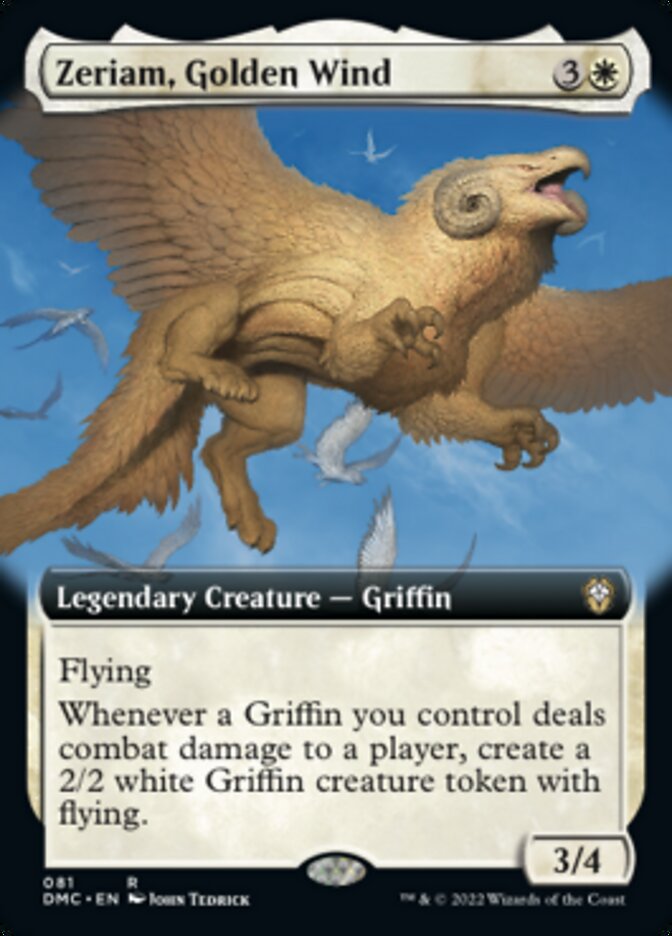 Zeriam, Golden Wind (Extended Art) [Dominaria United Commander]-1