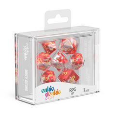 Oakie Doakie Dice RPG Set GemiDice - Red Sky (7)-1