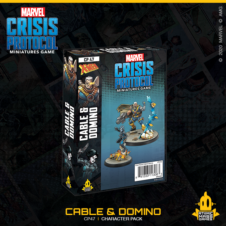 Marvel Crisis Protocol Miniatures Game Cable and Domino-1