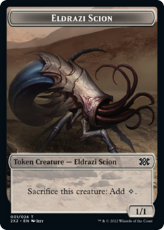 Saproling // Eldrazi Scion Double-Sided Token [Double Masters 2022 Tokens]-2