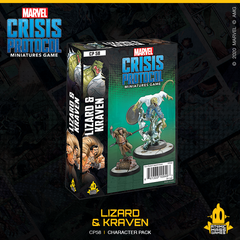 Marvel Crisis Protocol Miniatures Game Lizard & Kraven-1
